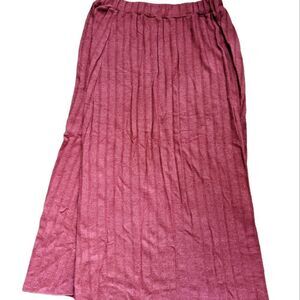 🛍️RUST COLORED COTTON PLEATED SKIRT